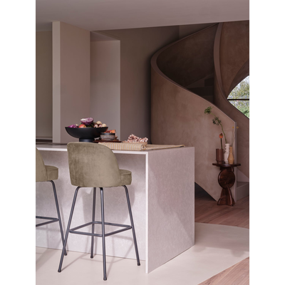 Vogue barstoel 80 cm boucle beige