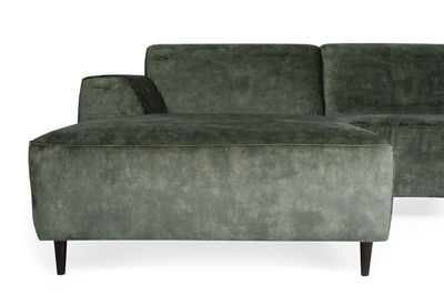 JaxxChoice hoekbank U-model Rikki groen