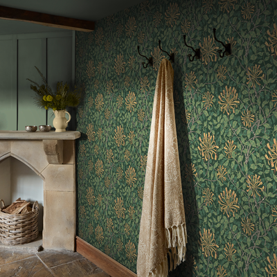 Behang William Morris at Home Honeysuckle