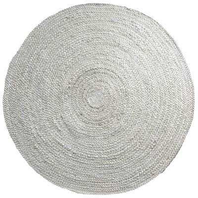Vloerkleed Jute Bleached Rond