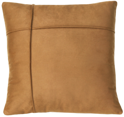 Kussen ruit suède mocha mousse
