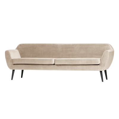 Rocco xl bank 230 cm velvet off white [fsc]