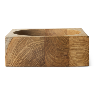 HKLiving Schaal Teak cube bowl M