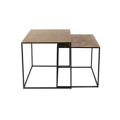 Dutchbone Saffra bijzettafel (set van 2)