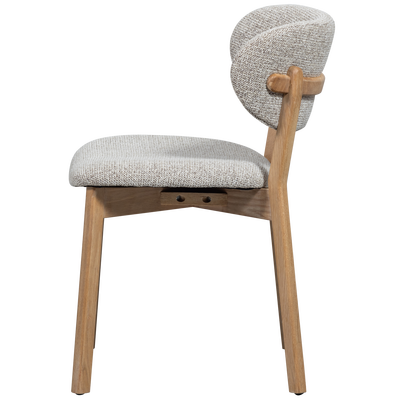 Udar eetkamerstoel naturel met houten frame naturel