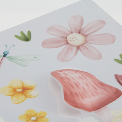 Muurstickers Fairy Garden (A4)