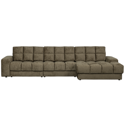 Second date chaise longue rechts ribstof terrazzo