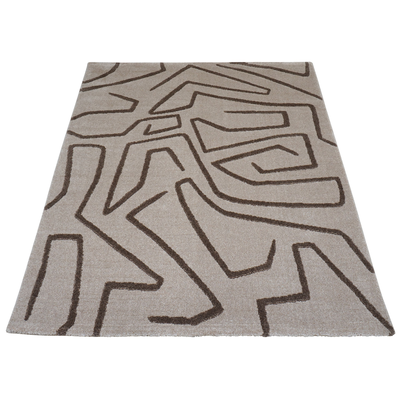 Vloerkleed Labyrint Beige