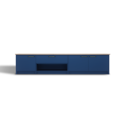 Lundia Original tv kast met deuren en lade