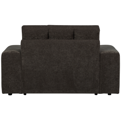 Second date loveseat velvet warmgrijs