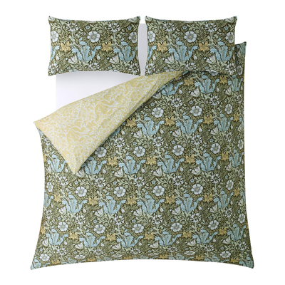 bedtextiel william morris at home compton olive green