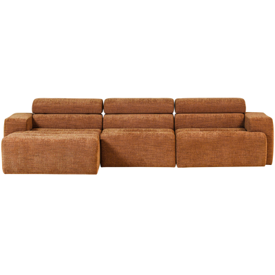 Novi chaise longue bank links oranje melange