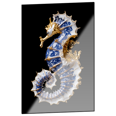 Delft Blue Seahorse
