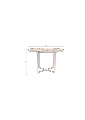 Dutchbone eettafel Class 120'