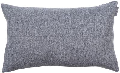 Kussen viervlak grijs gemêleerd 35x60 cm