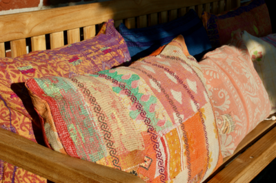 Kussen Kantha vintage 50x70 cm