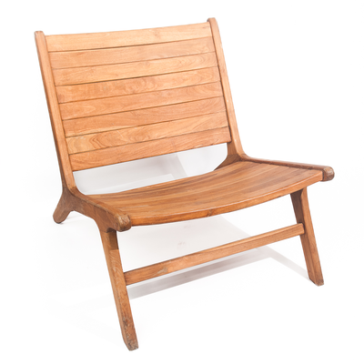 Teakhouten lounge stoel sanur