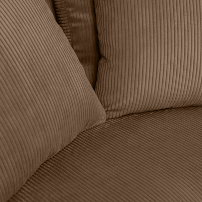 Loods 5 loveseat Mino ribfluweel