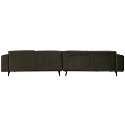 Statement xl 4-zits bank 372 cm lichtbruin melange