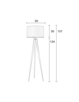 Zuiver Tripod Vloerlamp
