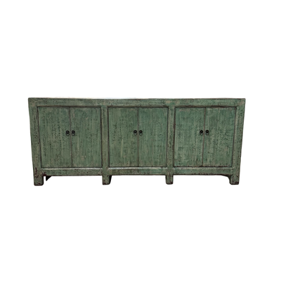 Dressoir groen 6dr droog uniek