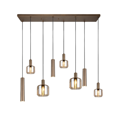 Lizie Hanglamp 8-lichts Brons