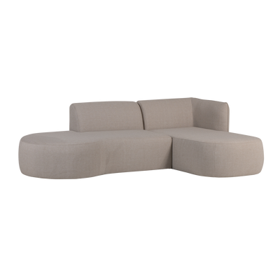 Chios tuin loungeset organisch rechts naturel