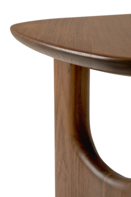 Bijzettafel Flow teak wild brown