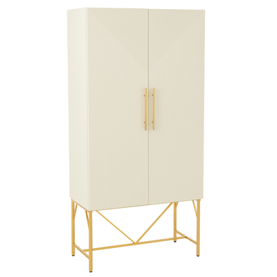 Ladekast Clara Wit/Goud