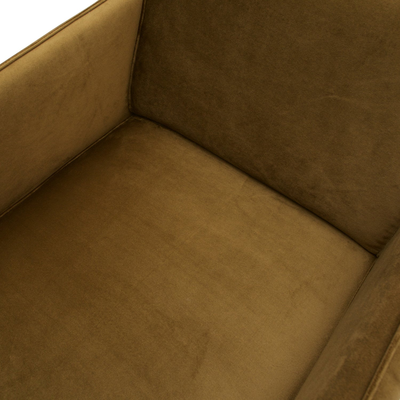 Statement 4-zits bank 280 cm chenille velvet perzikroze