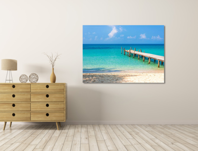 Canvas schilderijen Duinen, strand en zee