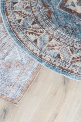 Vloerkleed Laria Blue 3 - Rond