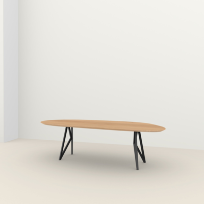 Studio HENK tafel Butterfly Blob, zwart frame - Smart Collectie