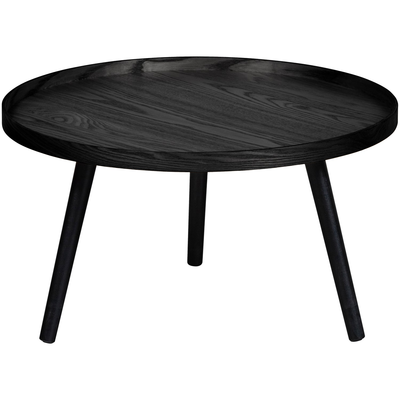 Mesa bijzettafel l 34xo60 cm hout zwart [fsc]