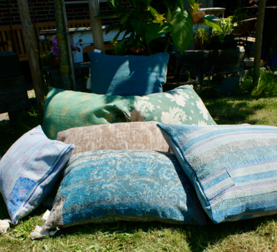 Kussen Kantha vintage 50x70 cm