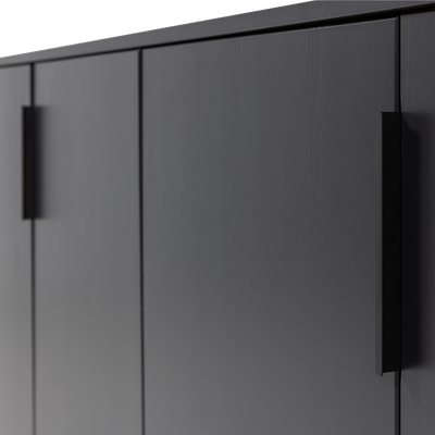 Gunnar dressoir 200 cm grenen mud [fsc]