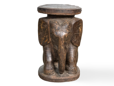 Kruk/bijzettafel olifant uniek