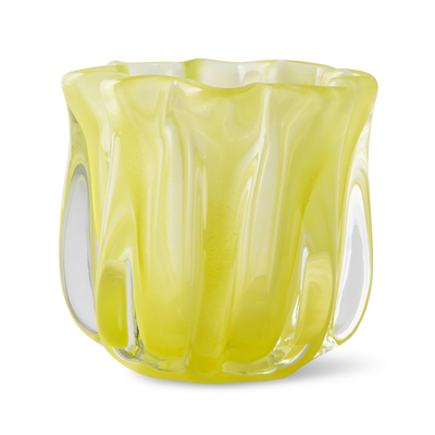 HKliving Waxinelichthouder Coralla lime