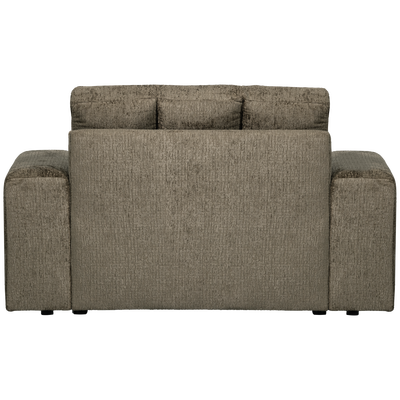 Second date loveseat velvet warmgrijs