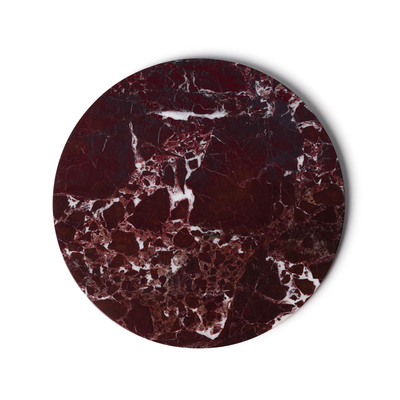 Dienblad Marmer rood Ø30cm	