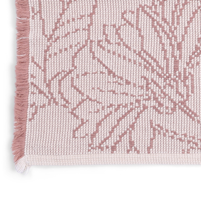 Badmat Fien blush/off white