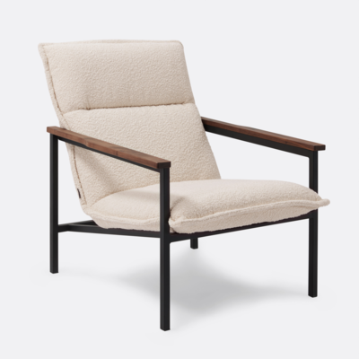 Fauteuil Irma bouclé