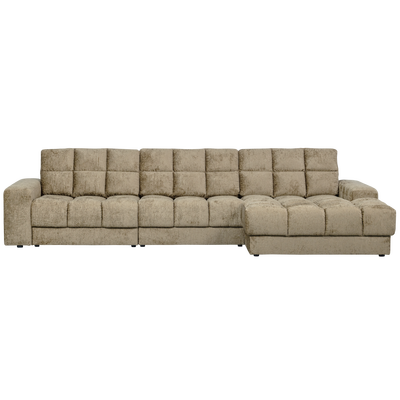 Second date chaise longue rechts ribstof terrazzo
