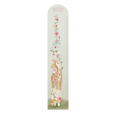 Groeimeter muursticker Fairy Garden