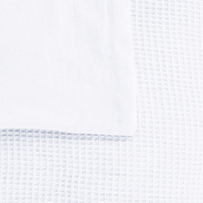 Dekbedovertrek Waffle crisp white