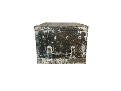 Kist Iron money box uniek