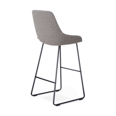 Barkruk Nino-Isa zwart onderstel - 75 cm