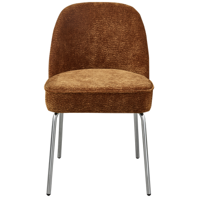 Vogue eetkamerstoel structure velvet brass