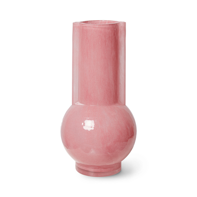 Glass Vase | Flamingo Pink