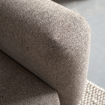 Riva Hoekbank Bruin, Chaise Longue